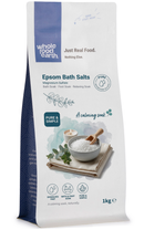 Epsom Bath Salts 1kg pouch - Whole Food Earth - new packaging