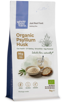 Organic Psyllium Husk 1kg pouch - Whole Food Earth - new packaging
