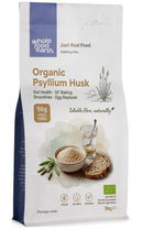 Organic Psyllium Husk 3kg pouch - Whole Food Earth - new packaging