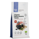 Organic Sesame Seeds Black 1kg pouch - Whole Food Earth - new packaging
