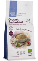 Organic Buckwheat 1kg pouch - Whole Food Earth - new packaging