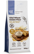 Vital Wheat Gluten Flour - Serious Grains 500g pouch - Whole Food Earth - new packaging