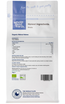 Organic Walnut Halves 1kg pouch - back of pack - new packaging