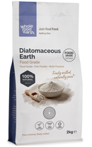 Diatomaceous Earth (Food Grade) 2kg pouch - Whole Food Earth - new packaging