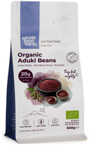 Organic Aduki Beans 500g pouch - Whole Food Earth - new packaging