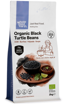 Organic Black Turtle Beans 2kg pouch - Whole Food Earth - new packaging