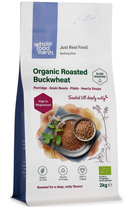 Organic Roasted Buckwheat 2kg pouch - Whole Food Earth - new packaging