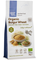 Organic Bulgur Wheat 2kg pouch - Whole Food Earth - new packaging