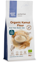 Organic Kamut Flour 2kg pouch - Whole Food Earth - new packaging