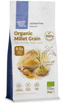 Organic Millet Grain 2kg pouch - Whole Food Earth - new packaging