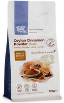 Ceylon Cinnamon Powder (True) 125g pouch - Whole Food Earth - new packaging