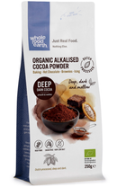 Organic Alkalised Cocoa Powder 250g pouch - Whole Food Earth - new packaging