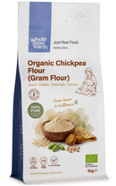 Organic Chickpea Flour (Gram Flour) 1kg pouch - Whole Food Earth - new packaging