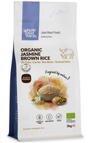Organic Jasmine Brown Rice 3kg pouch - Whole Food Earth - new packaging