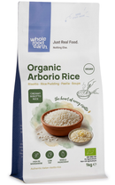 Organic Arborio Rice 1kg pouch - Whole Food Earth - new packaging