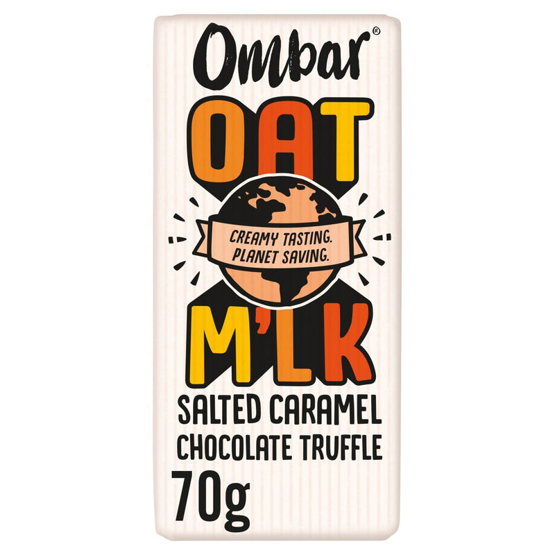 Oat Milk Salted Caramel Chocolate Truffle - 70g - Ombar