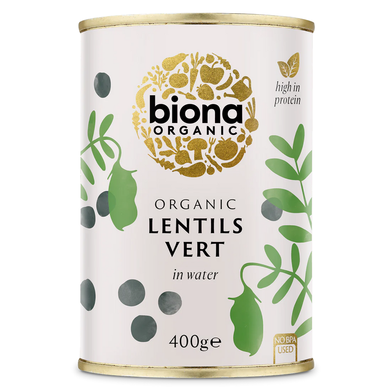 Organic Lentils Vert - 400g  - Biona