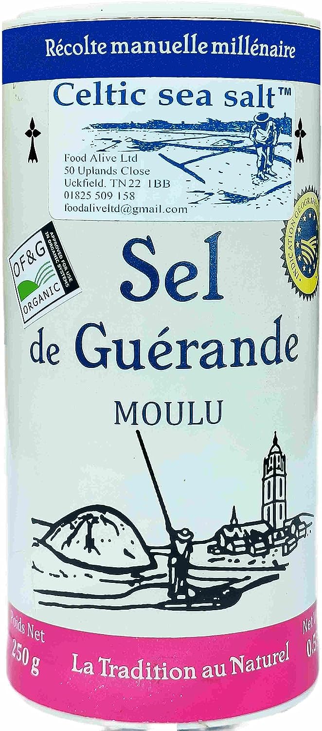 Organic Celtic Sea Salt Fine Shaker - 250g - Food Alive
