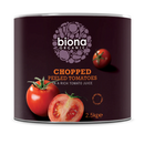 Organic Chopped Tomatoes - Biona - 2.5kg