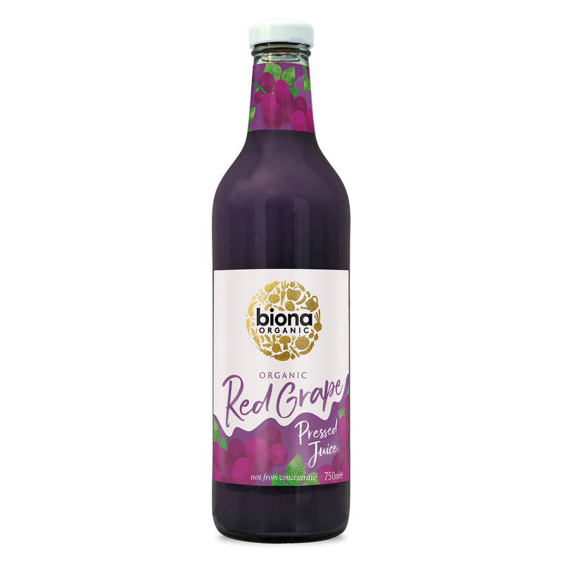 Organic Red Grape Juice - Pressed - 750ml - Biona