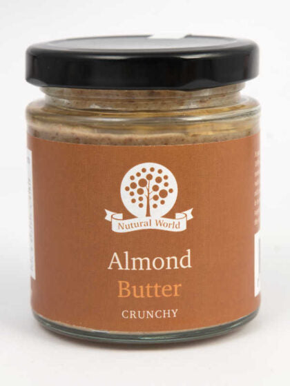 Crunchy Almond Nut Butter - Nutural World - 170g