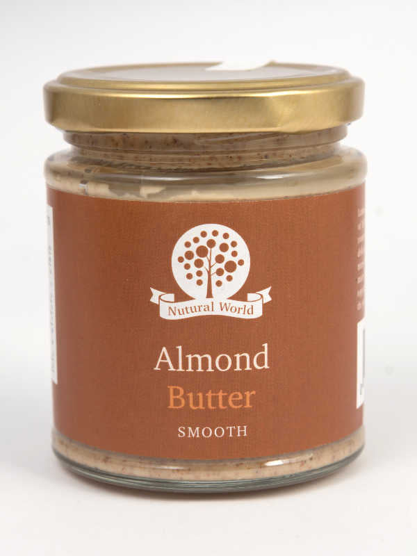 Smooth Almond Nut Butter - Nutural World - 170g