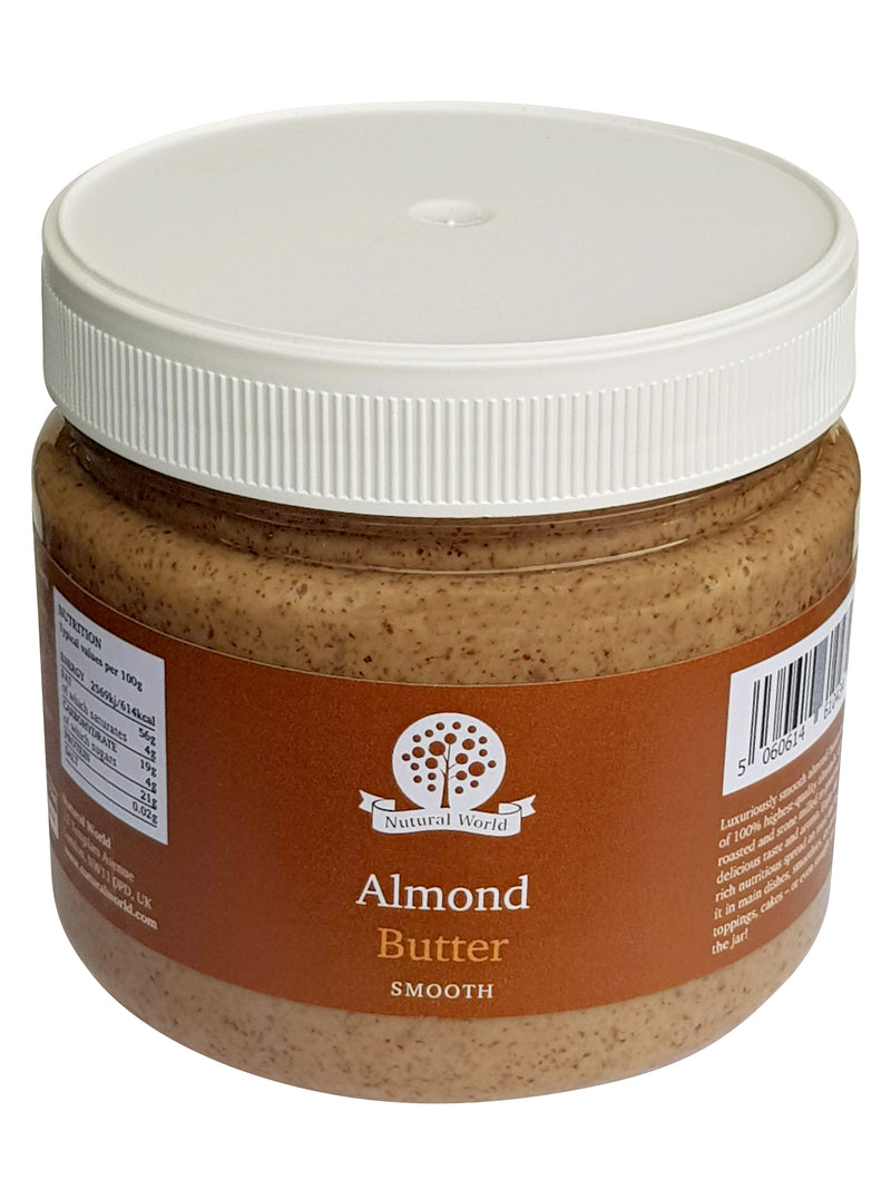 Smooth Almond Nut Butter - Nutural World - 1kg