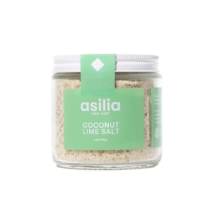 Coconut Lime Salt - The Zesty Blend - Asilia Salt - 140g