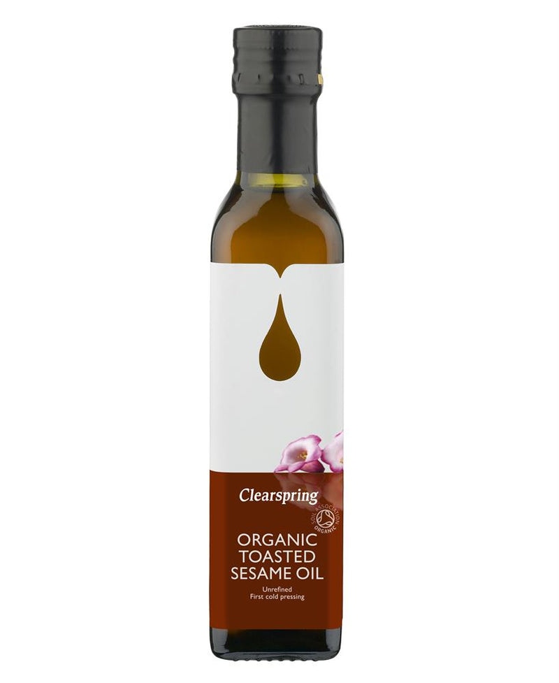 Organic Toasted Sesame Oil – 250ml - Clearspring