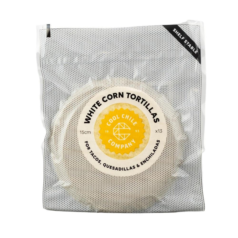 Ambient White Corn Tortillas 13 Wraps - Cool Chile - 300g