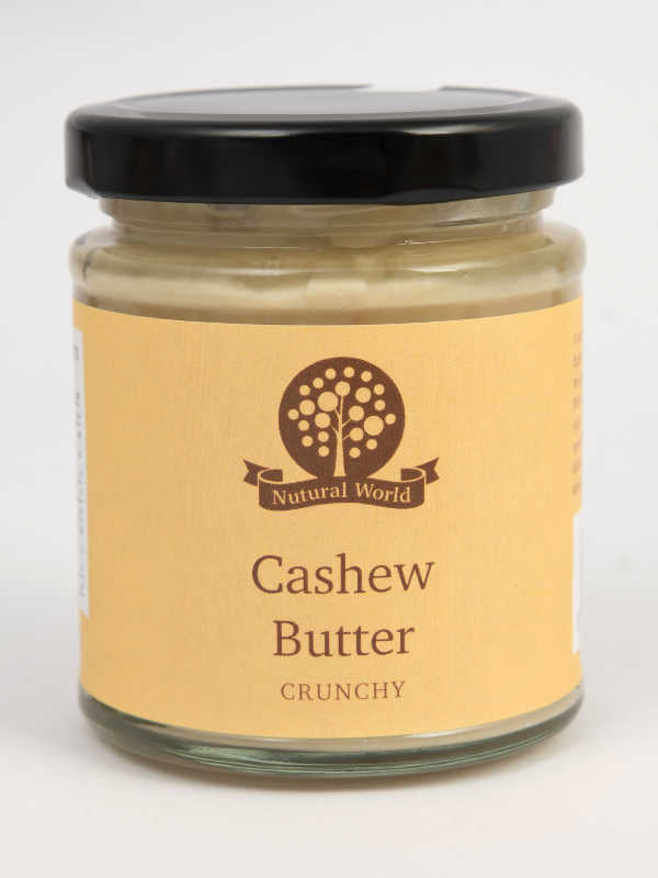 Crunchy Cashew Nut Butter - Nutural World - 170g