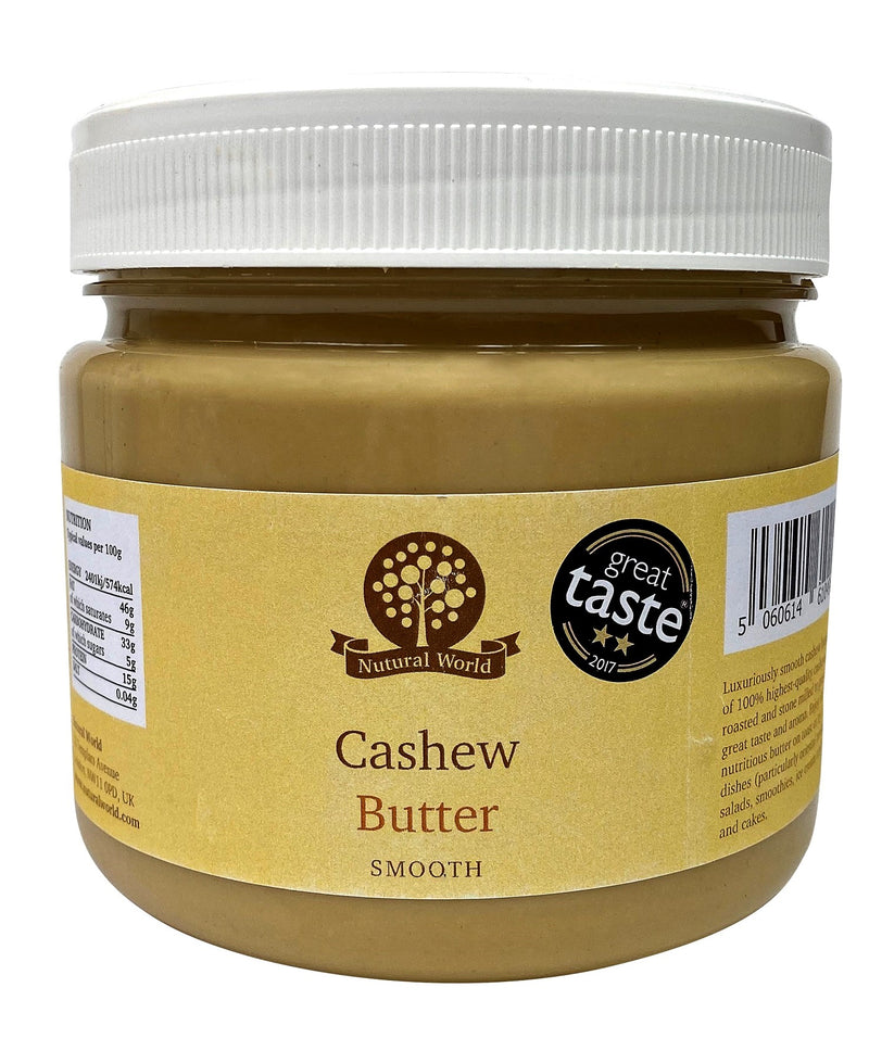 Smooth Cashew Nut Butter - Nutural World - 1kg