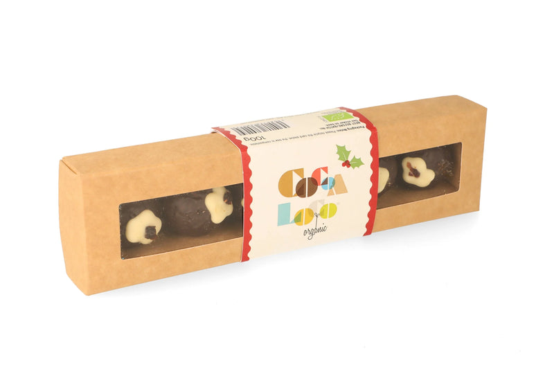 Organic Fair Trade Christmas Pudding Truffles - Cocoa Loco - 100g