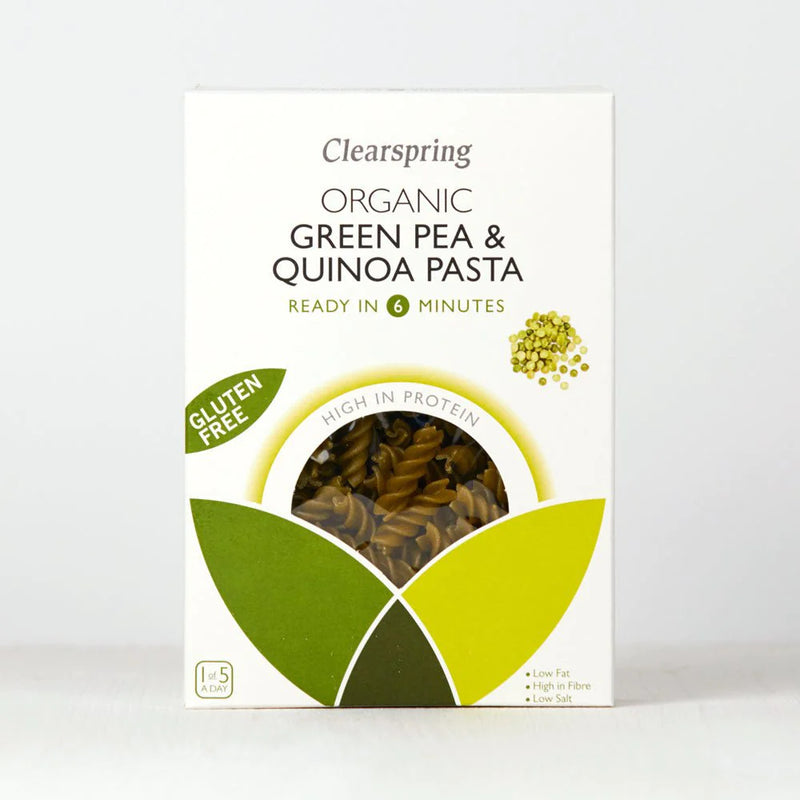 Organic Green Pea & Quinoa Pasta - 250g - Clearspring