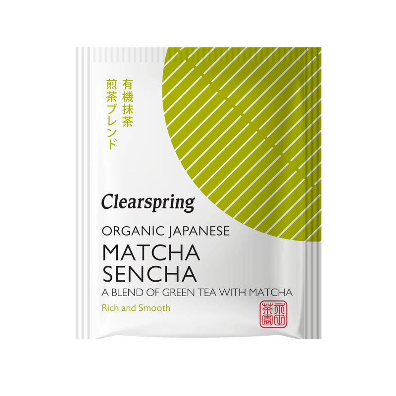 Organic Japanese Matcha Sencha - Clearspring  - 20 bags
