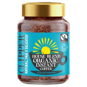 Organic Fairtrade House Blend Instant Coffee - 100g - Clipper