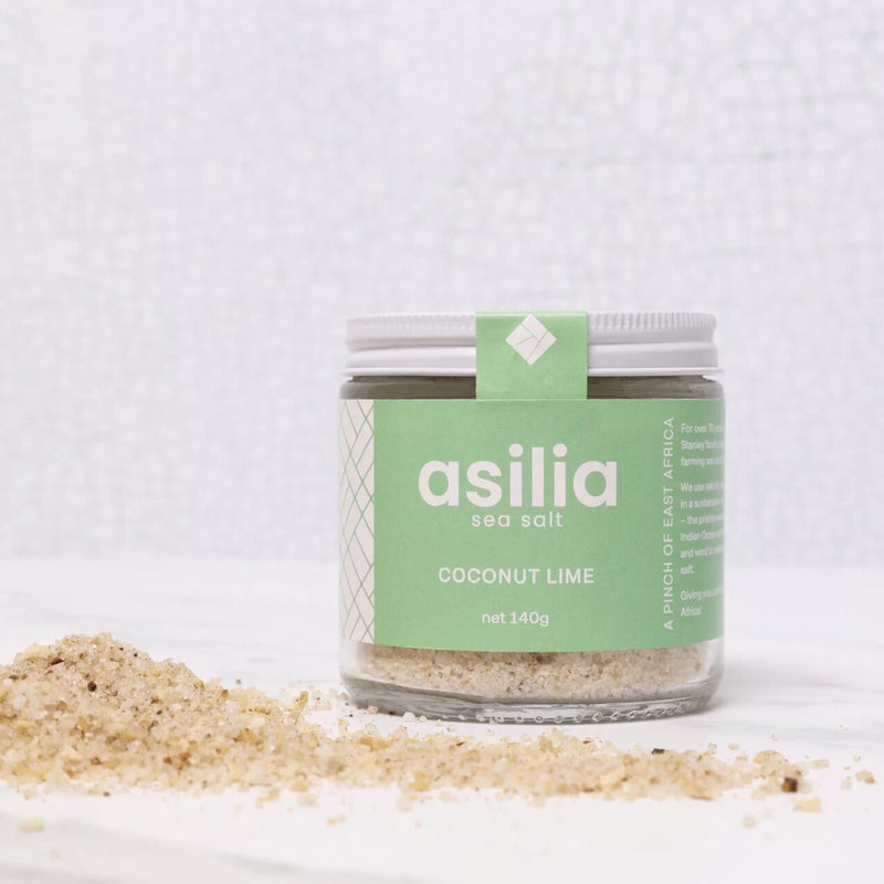 Coconut Lime Salt - The Zesty Blend - Asilia Salt - 140g