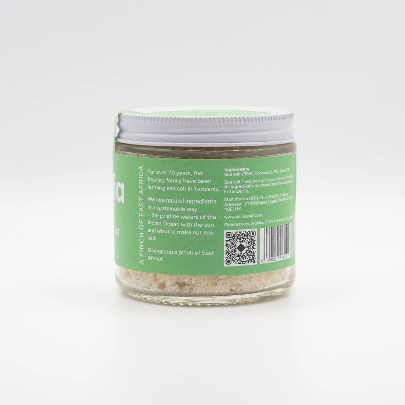 Coconut Lime Salt - The Zesty Blend - Asilia Salt - 140g