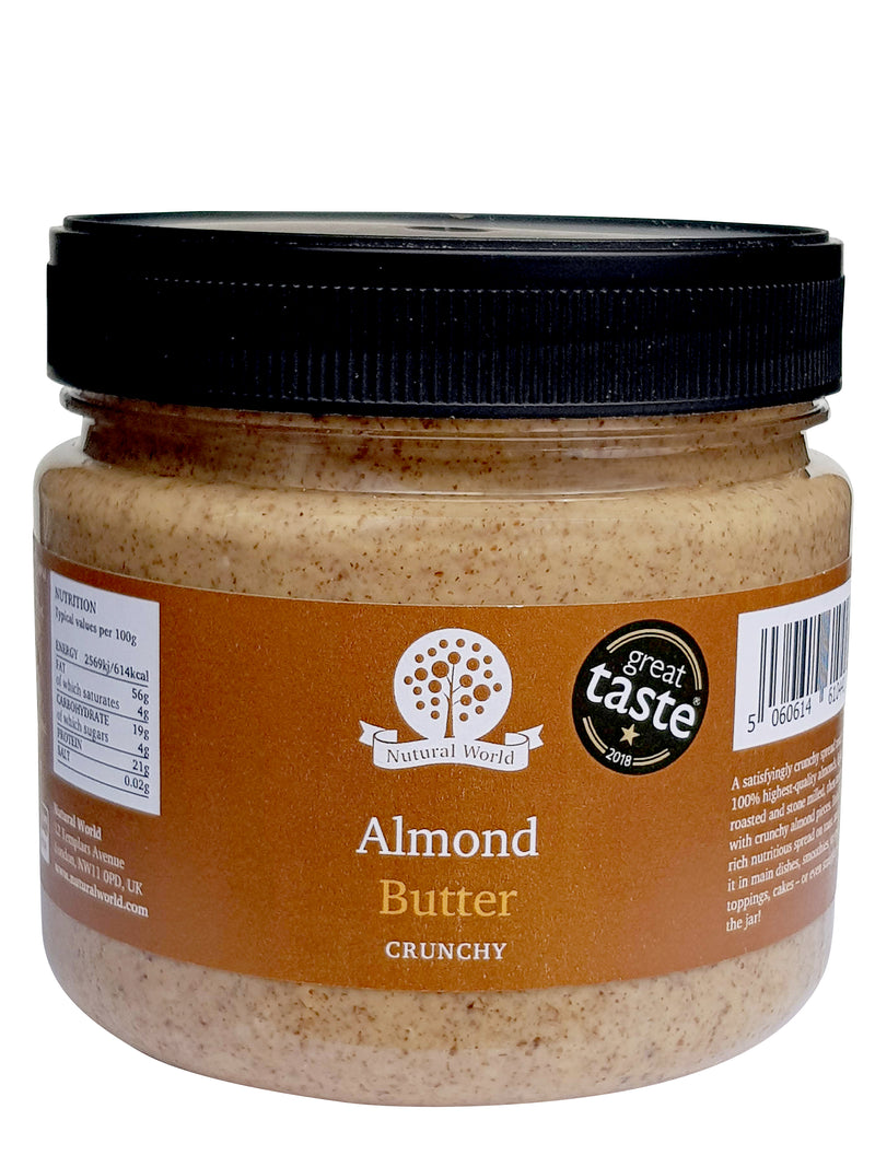 Crunchy Almond Nut Butter - Nutural World - 1kg