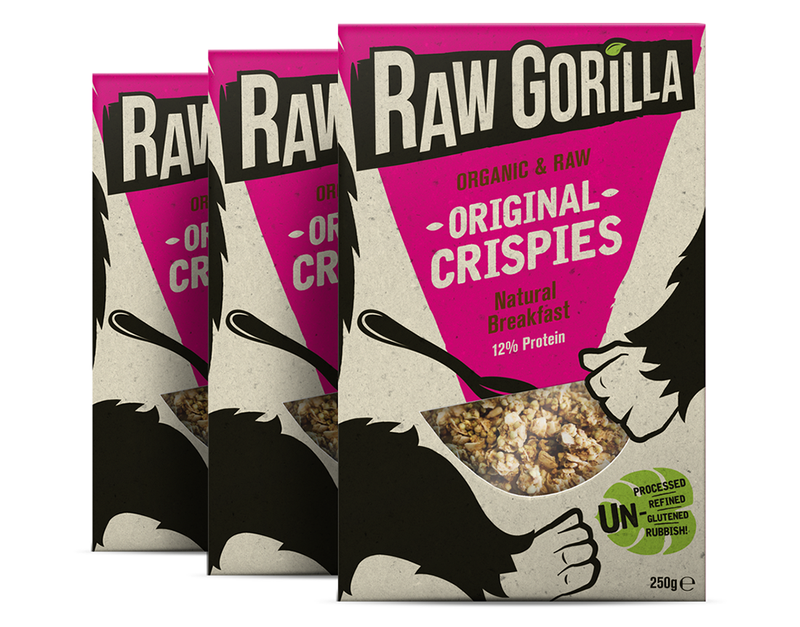 Original Crispies - 250g - Raw Gorilla