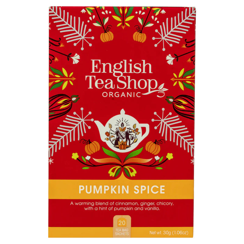 Winter Pumpkin Spice Tea Bags - English Tea Shop - 20 Bags