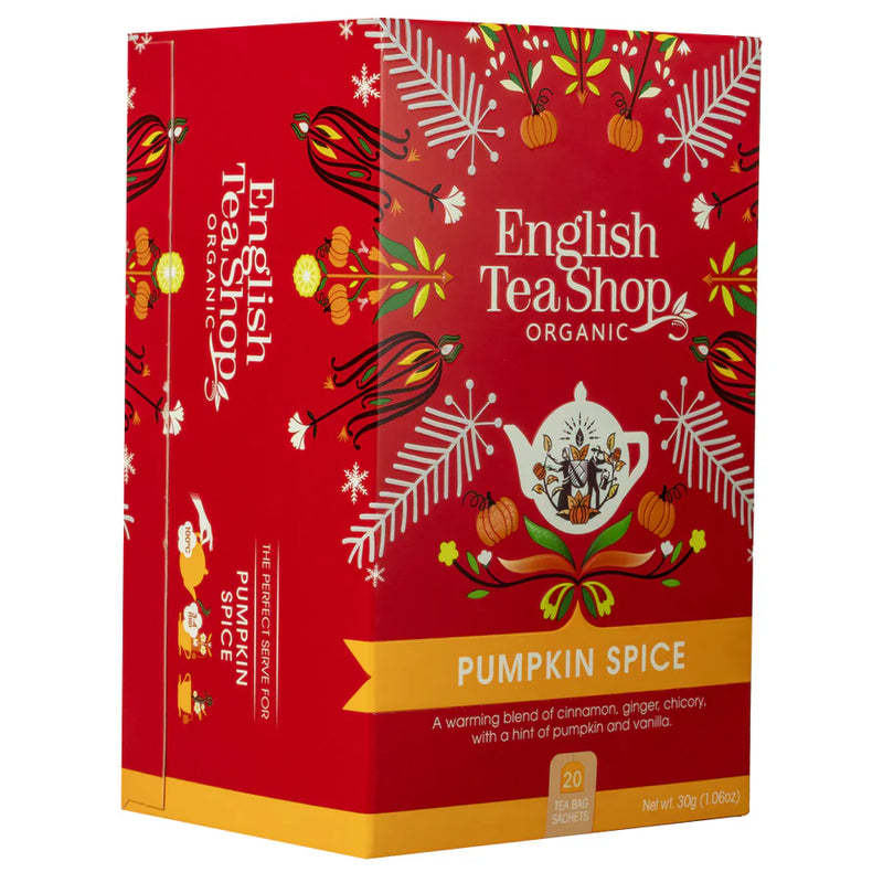 Winter Pumpkin Spice Tea Bags - English Tea Shop - 20 Bags