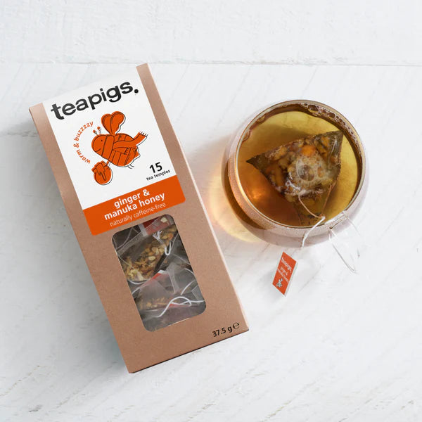 Ginger & Manuka Honey Infusions - Teapigs - 15 Bags