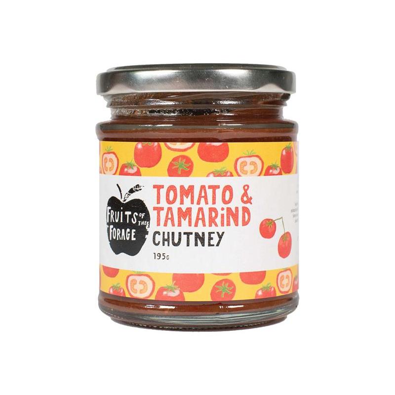 Indian Inspired Tomato and Tamarind Chutney - Fruits of the Forage - 195g