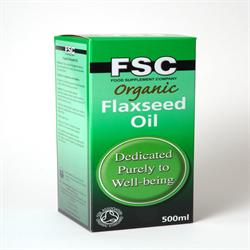 Organic Flaxseed Oil - FSC - 500ml