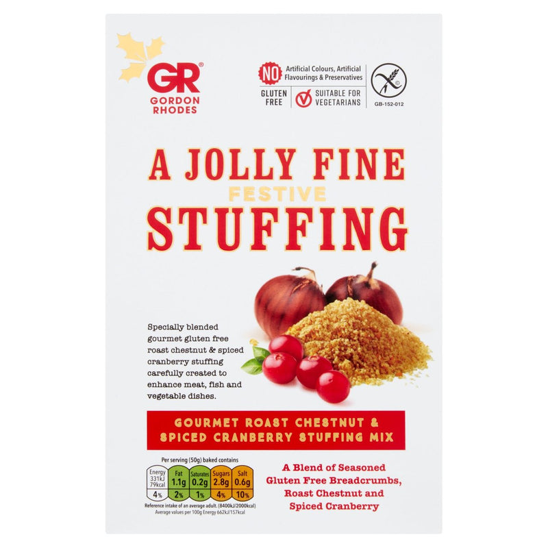 Chestnut & Cranberry Stuffing Mix - 125G - Gordon Rhodes