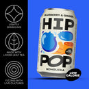 Blueberry & Ginger Kombucha - Hip Pop - 330ml