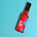 Hot & Sour Sauce 150ml bottle in blue background