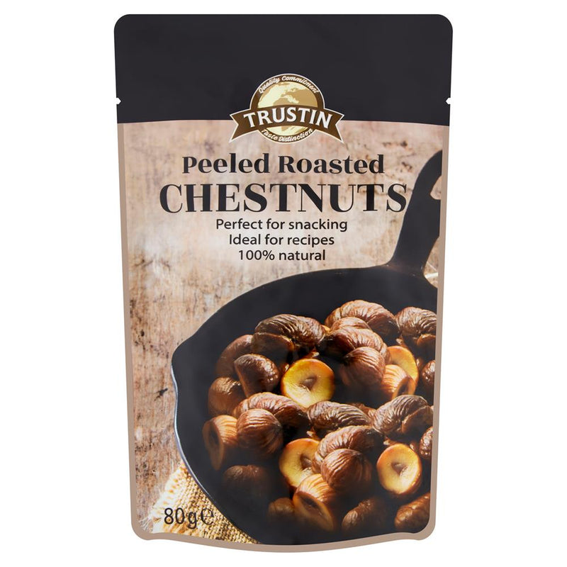 Peeled Roasted Chestnuts - Trustin Foods - 80g