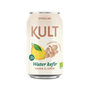Organic Water Kefir Ginger & Lemon - KULT Kefir - 330ml